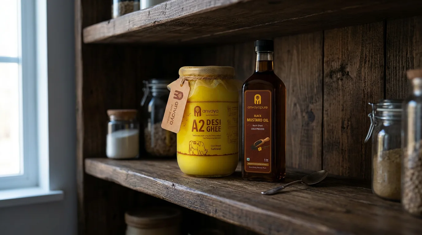 How to Store Ghee and Mustard Oil